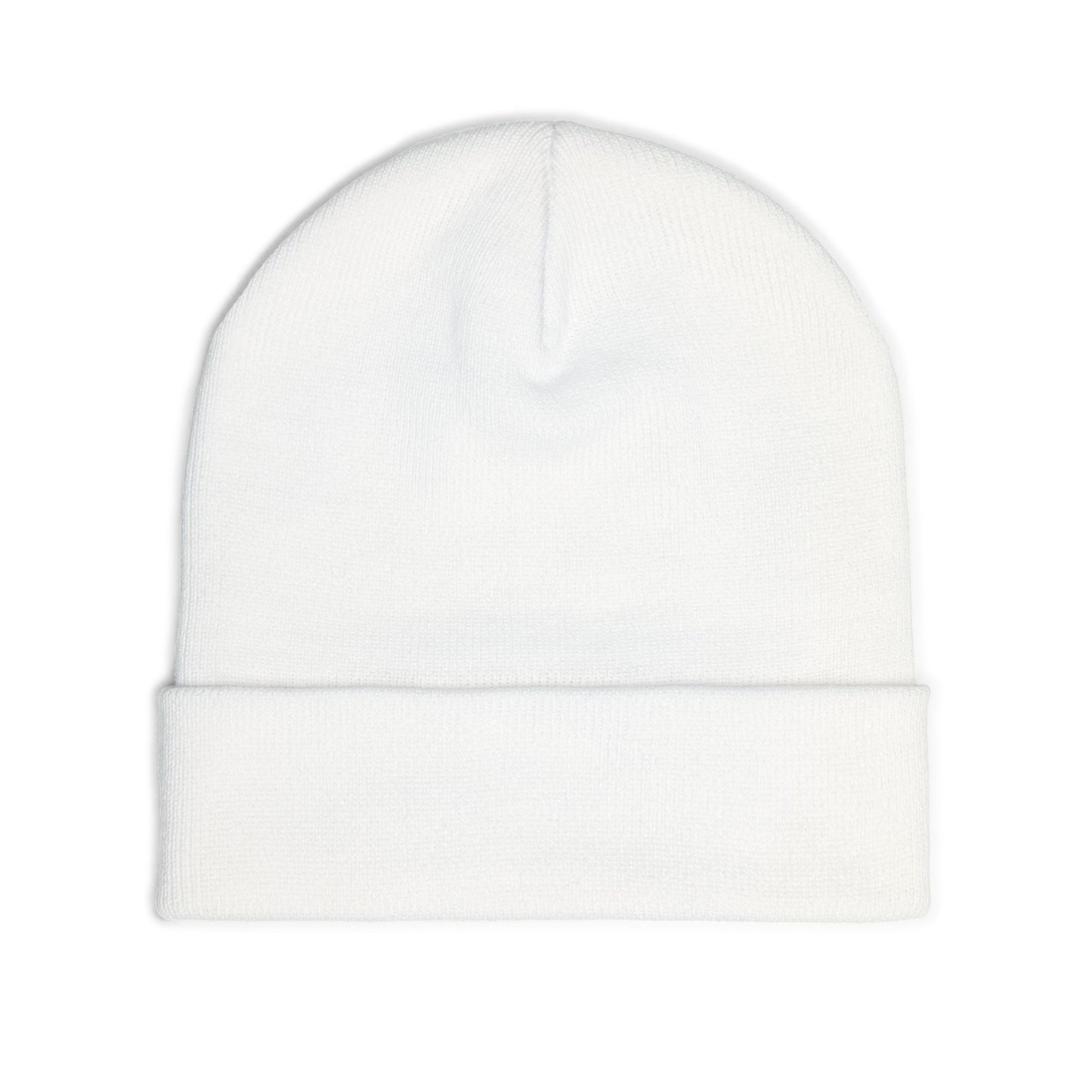 SHRK Embroidered Knit Beanie — Cozy Winter Cuffed Hat